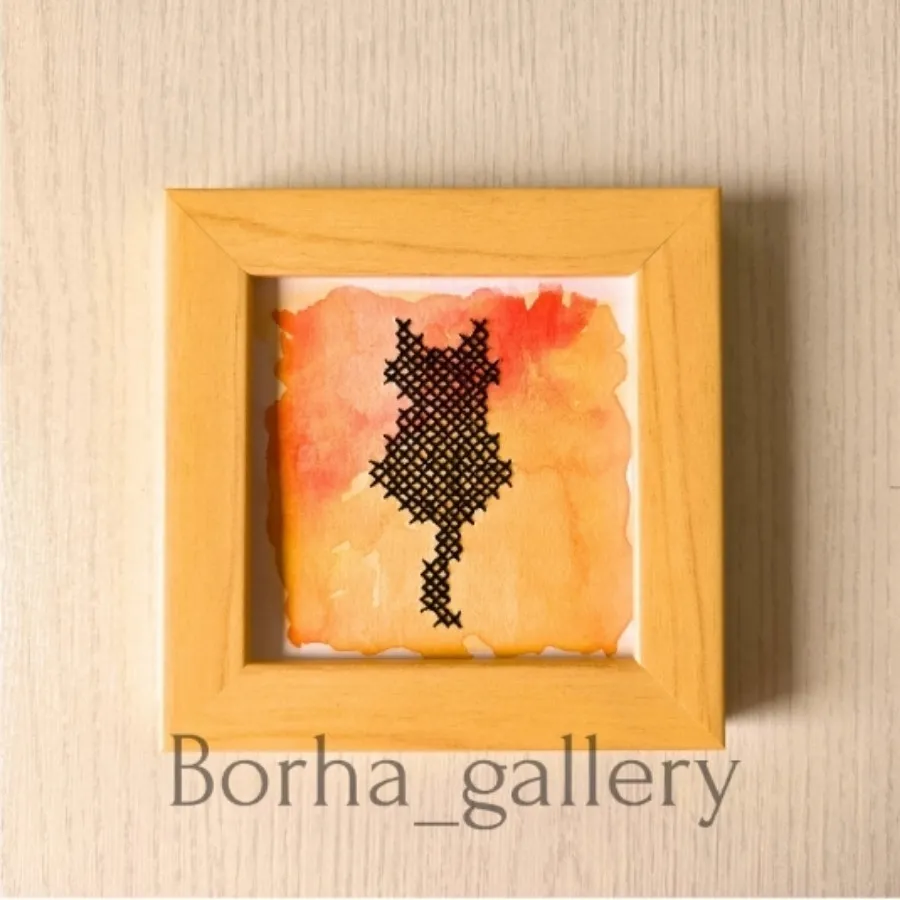 سوزندوزی قاب شده