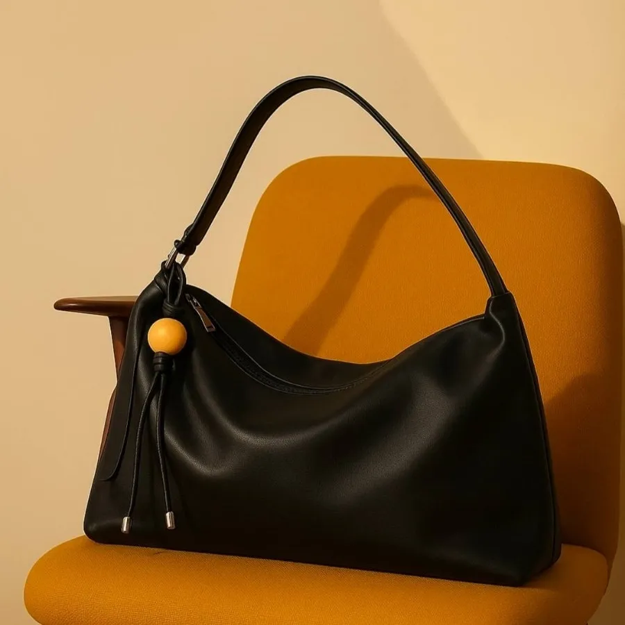 کیف دوشی بزرگ چرم