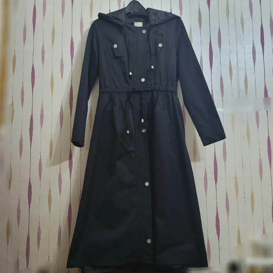 مانتو بارانی کلاهدار