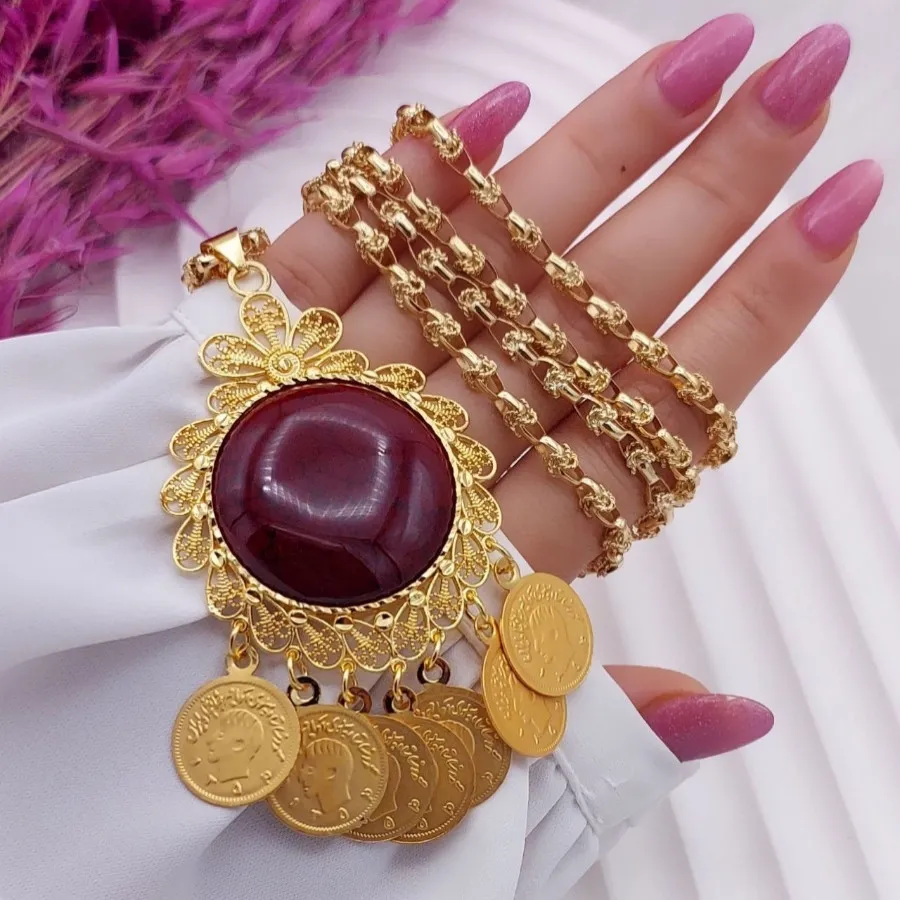 زنجیر و پلاک طرح طلا