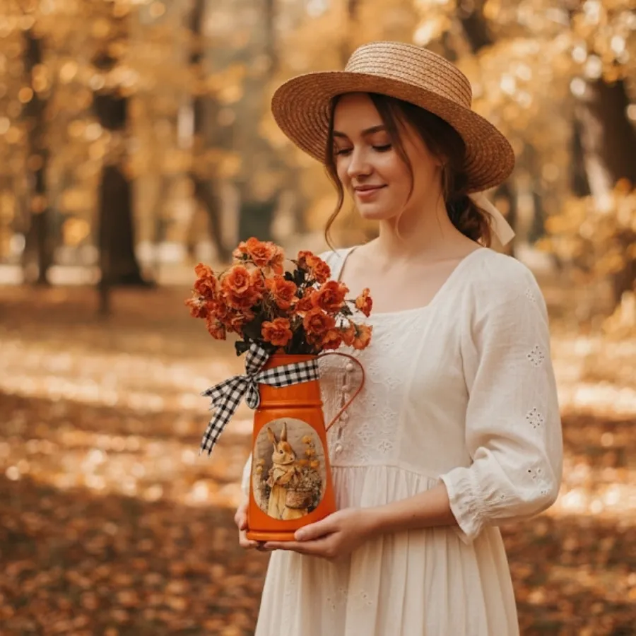 گلدان وجاقاشقی فلزی