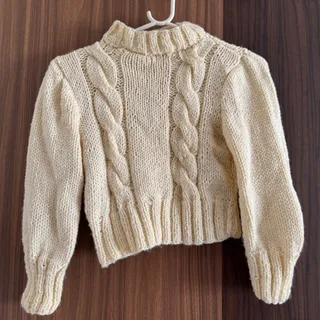 بافت نیم تنه کرم S