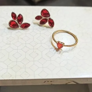 بدلیجات انگشترقلب گوشواره