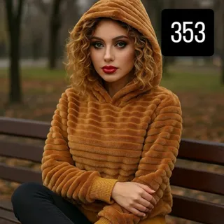 هودی کوتاه خز .کد: 353