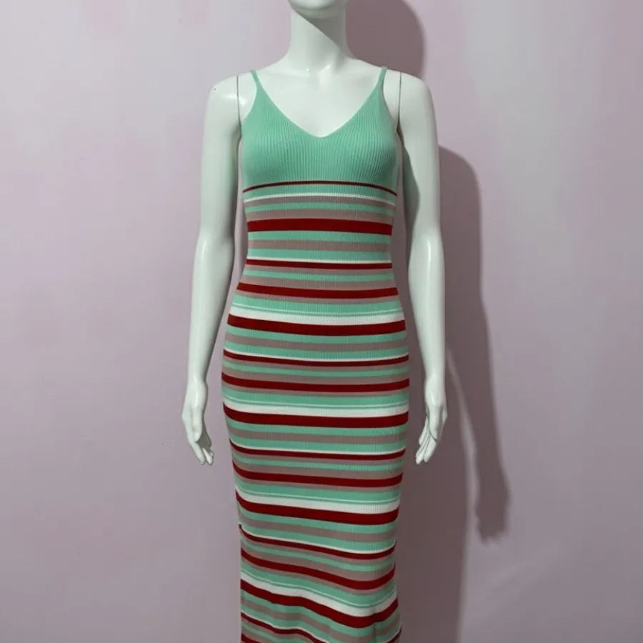 پیراهن تابستانی رنگی بلند