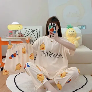 ست بلوزوشلوار شلوارک