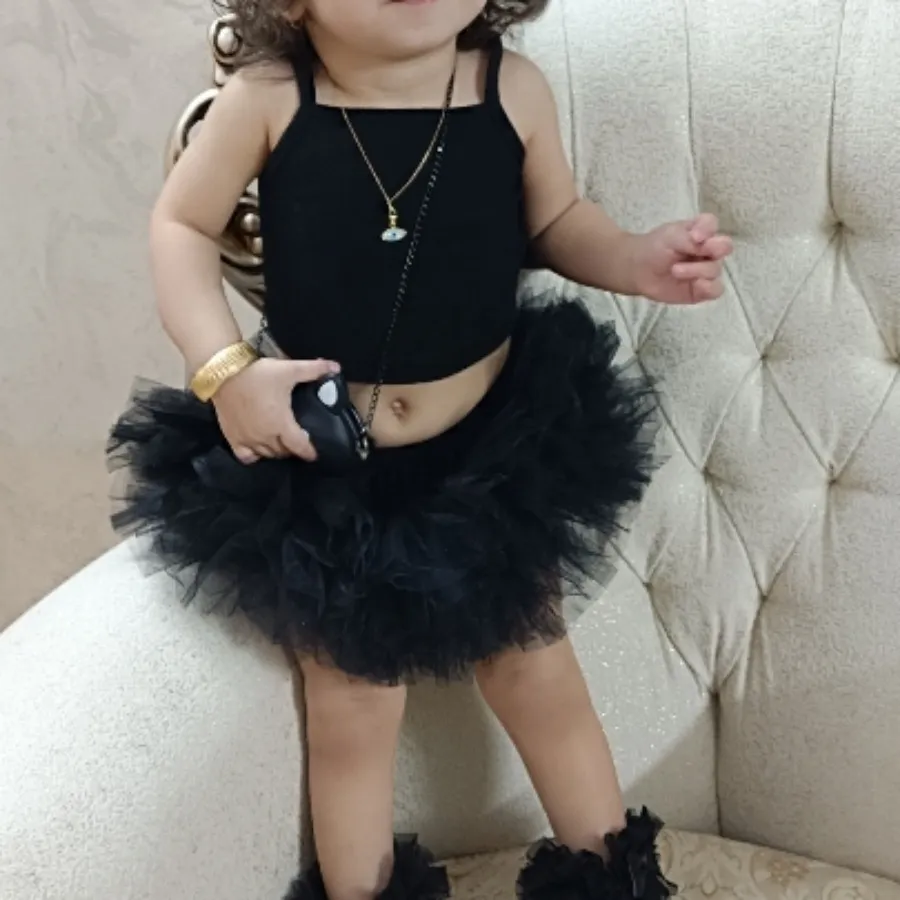 ست کراپ و دامن