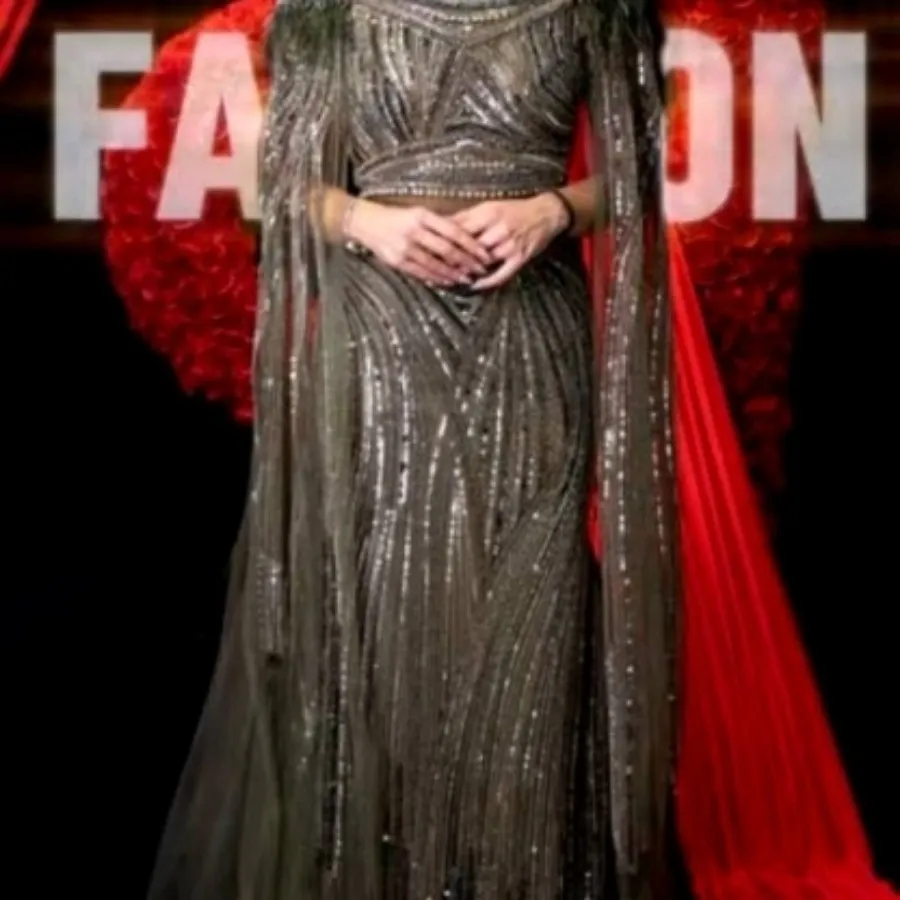 لباس مجلسی سنگ دوزی شده