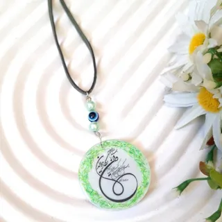 آویز ماشین رزینی سبز