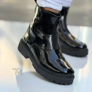 نیم بوت جلو زیپ زنانه