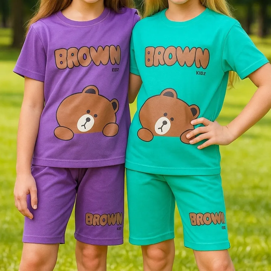 تیشرت شلوارک دخترانه