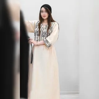 پیراهن لینن پاییزه