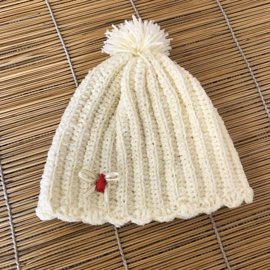 کلاه قلاب بافی کودکان