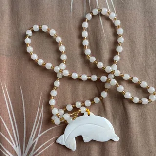 گردنبند صدفی دلفین