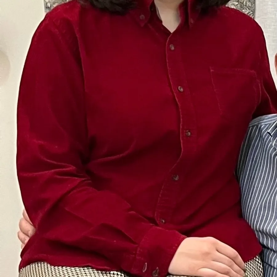 پیرهن کبریتی قرمز