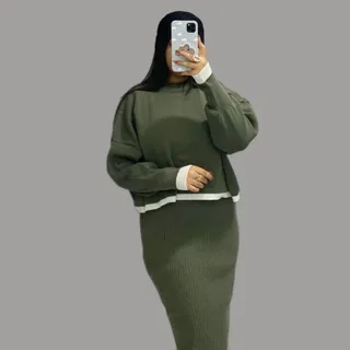 ست ماکسی و رویه بافت