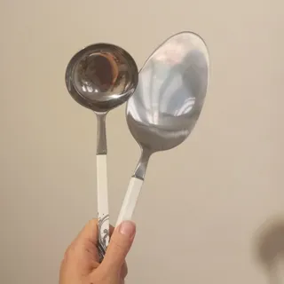 ست کفگیر و ملاقه استیل