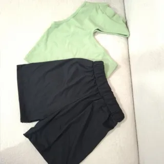 ست کراپ شلوارک