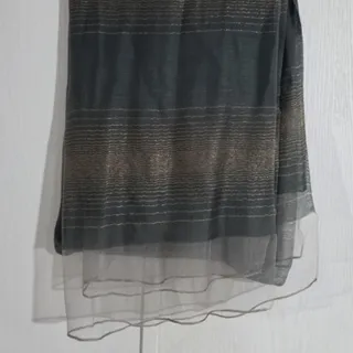 شال طوسی طلایی