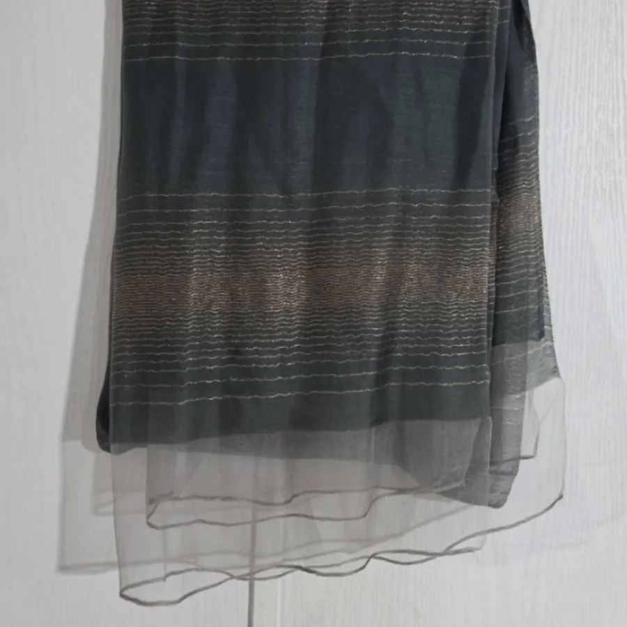 شال طوسی طلایی