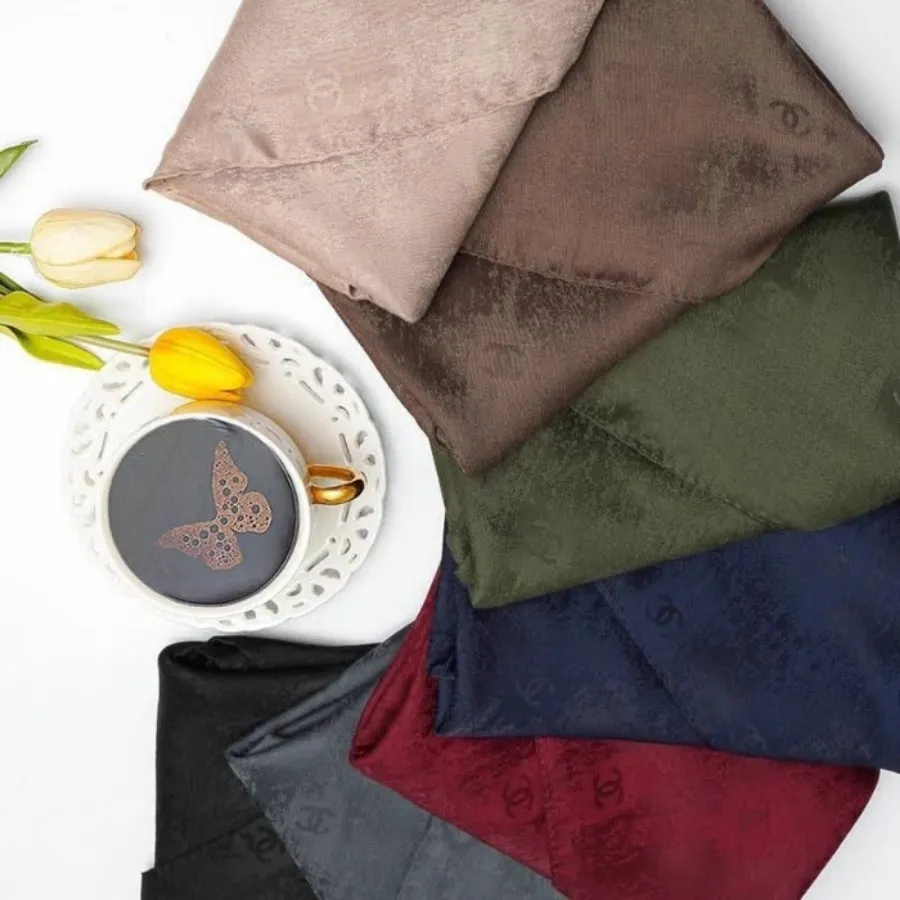 روسری ابریشم ژاکارد