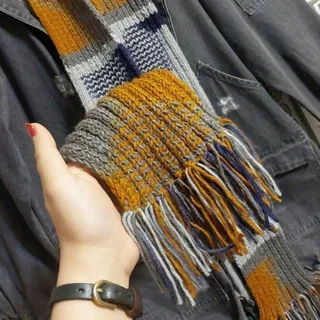 شالگردن دست باف باهم