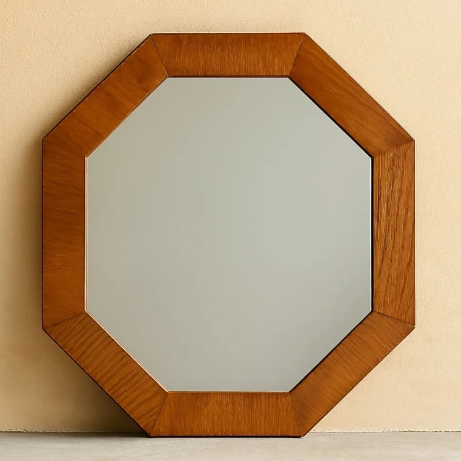 قاب آینه چوبی