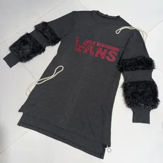 تونیک آستین خز دار