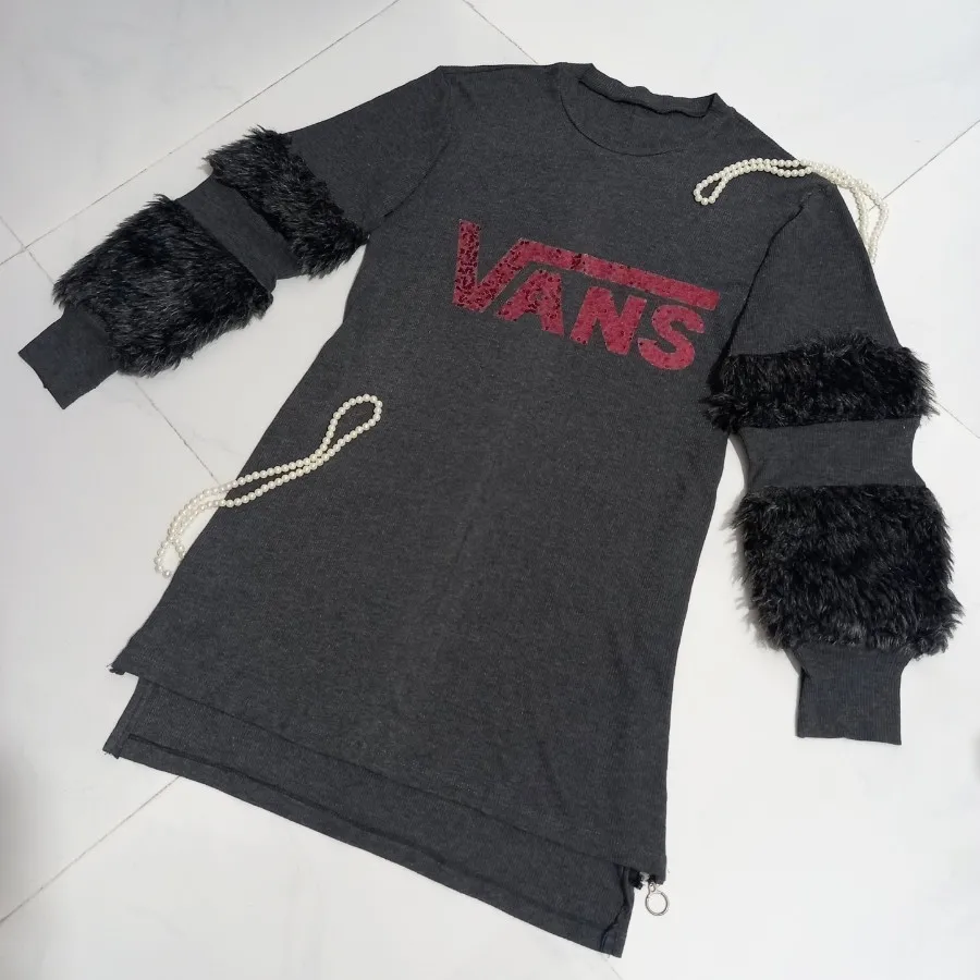 تونیک آستین خز دار