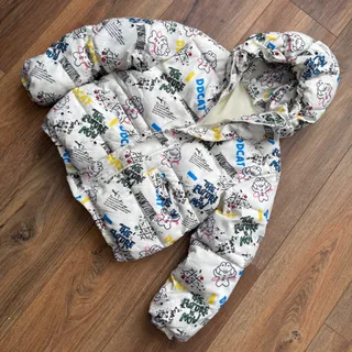 کاپشن طرح دار بچه گانه