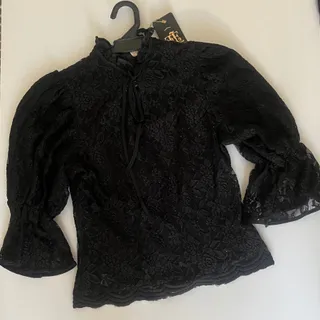 شومیز گیپور مشکی