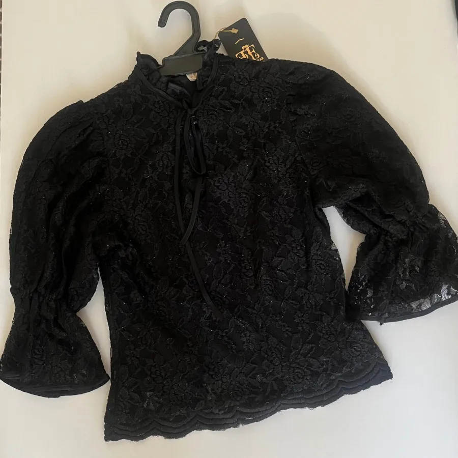 شومیز گیپور مشکی