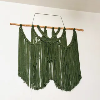 دیوارکوب مکرومه