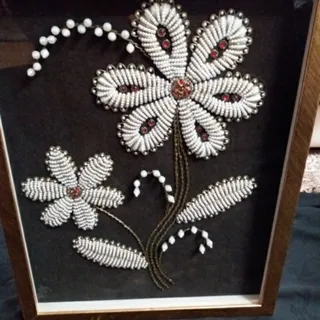 تابلو برجسته مروارید دوزی