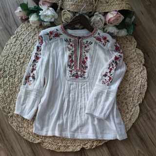 شومیز وارداتی گلدوزی