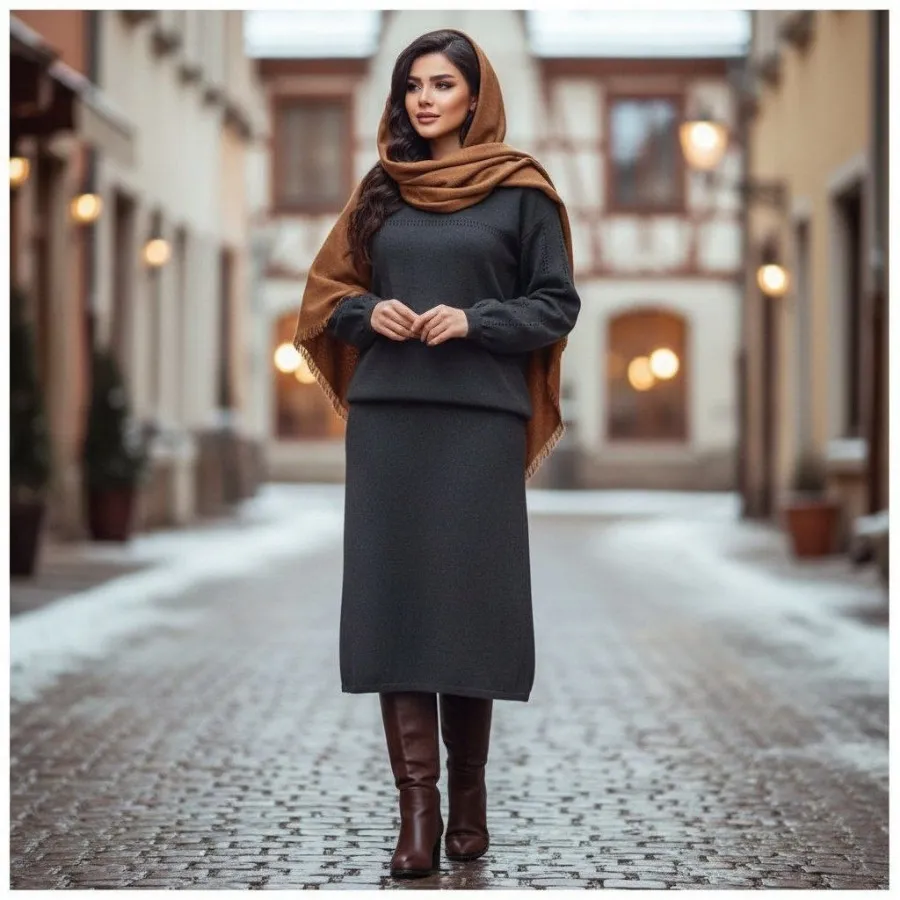 بافت بلوز دامن