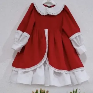 پیراهن دخترانه پفی جانا❣