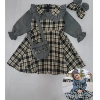 پیراهن دخترانه پاییز ستیا