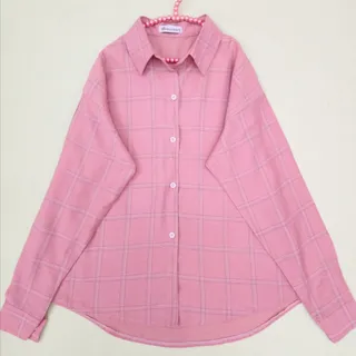 شومیز مانتویی صورتی