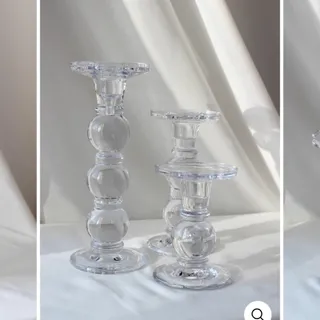 جا شمعی ‌ کریستال بلند 2ع