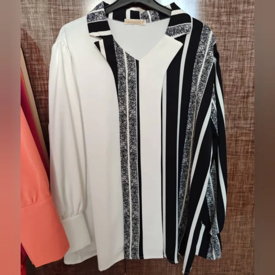 شومیز دو رنگه