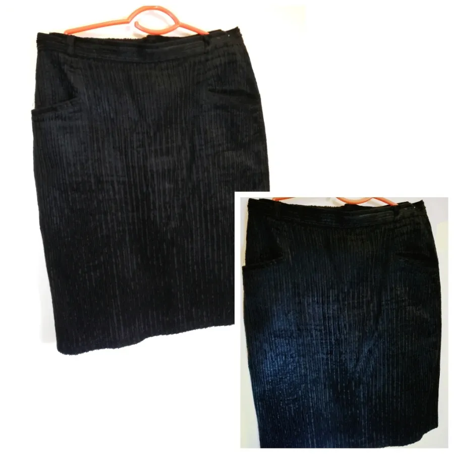 دامن مخمل کبریتی خارجی