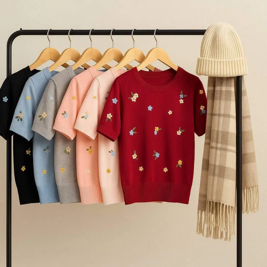 بلوز بافت پاییزه وارداتی