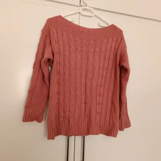 بلوز بافت یقه قایقی