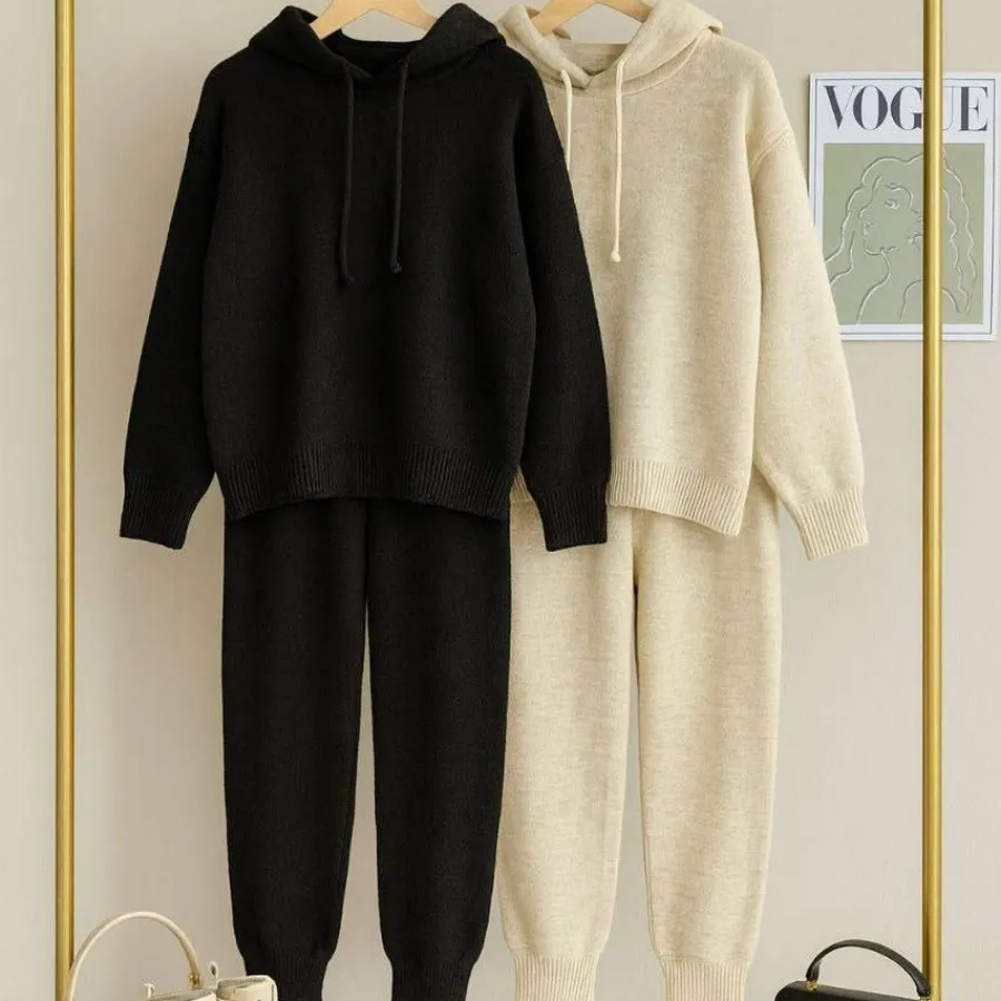 ست هودی شلواربافت