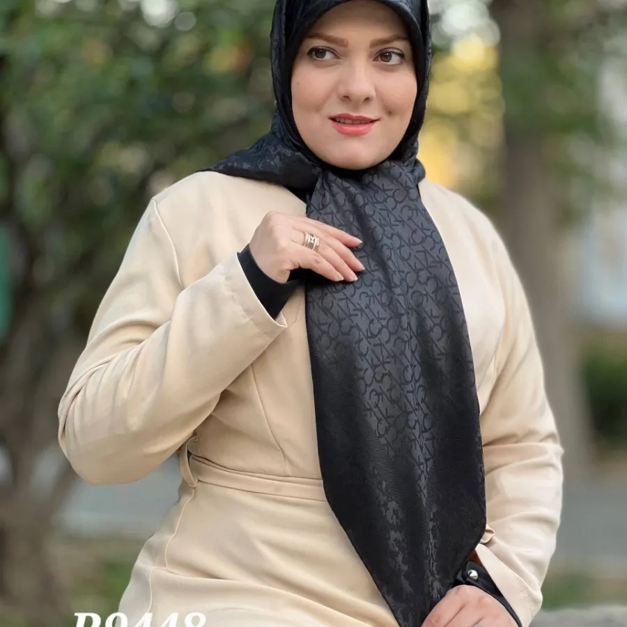 روسری ابریشم ژاکارد