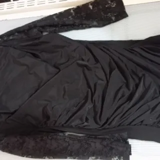 بولیز مشکی آستین گیپور