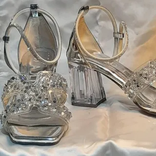 کفش مجلسی نقره ای