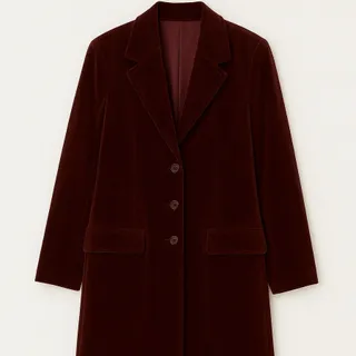 پالتو مخمل کت پاییزه گرم