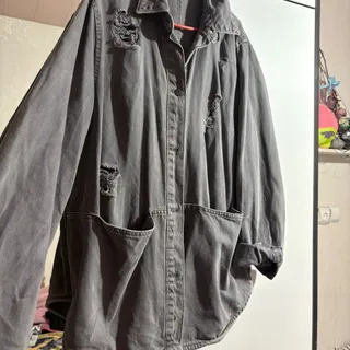 کت جین خاکستری